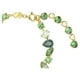 thumbnail image 3 of Brazalete Swarovski Gema con cristales verdes suaves en tono dorado, 3 of 7