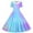 Light Blue, variant on Gamivast Girls Dresses Size 10-12 Summer Dresses Ruffle Short Sleeve Flowy Midi Casual Sundress with Pockets Fashion Tie-Dye Print Beach Dress Green Walmart Plus Membership Recent Orders