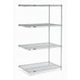 thumbnail image 4 of Nexel Wire Shelving Add-On, Poly-Z-Brite, 30"W x 14"D x 86"H, 4 of 4