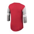 thumbnail image 2 of Mitchell & Ness Washington Senators - Camiseta henley para hombre, color rojo, grande, 2 of 3