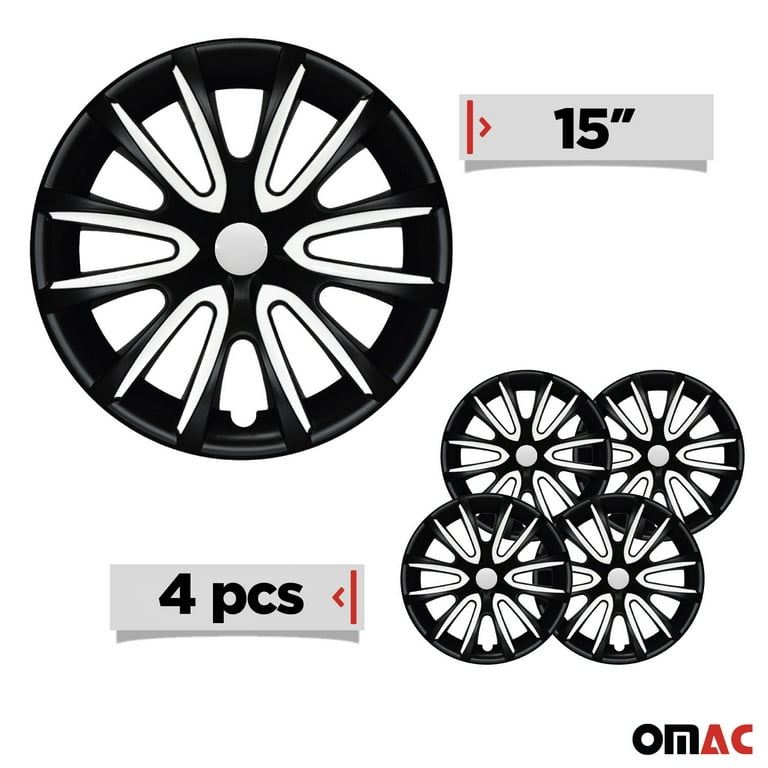 15 inch black hubcaps sale