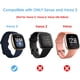 thumbnail image 2 of Paquete de 4 fundas protectoras de pantalla compatibles con Fitbit Sense / Versa 3, fundas protectoras de parachoques chapadas en Tpu suave para reloj inteligente Sense [a prueba de arañazos] Namotu CZDZ-HY191-1, 2 of 7