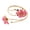 Pink, variant on Elegant Multi Flower Pattern Bracelet Designed For Chic And Casual Looks