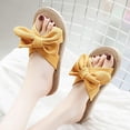 thumbnail image 4 of Alpargata de paja de imitación, sandalias para mujer, pantuflas de mujer con tacón plano y playa plana floral Wmkox8yii  ytu6884, 4 of 4