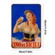 thumbnail image 4 of Letrero Hojalata Metal Vintage para Pintura Hierro Rectangular Pared Y Bar 20x30cm, 4 of 9