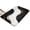 Black White Gold, variant on Gray Gold Hexagon Marble Pattern Flannel Non Slip Door Rugs,Washable Door Mats Indoor,Decorative Door Mats,Dirt-Resistant and Absorbent Doormat for Entrance,Bedroom,Kitchen,Bathroom,23.5"x16"