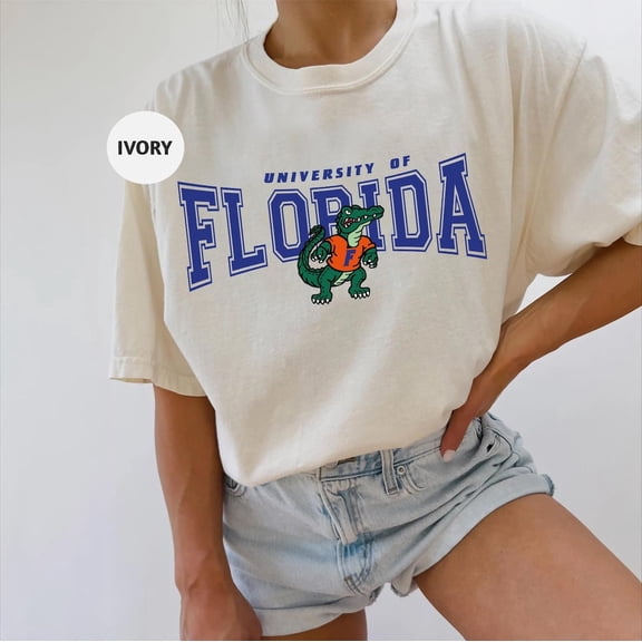 University Of Florida Shirt Perfect Gift For Gator Fans WHITE Unisex S-5XL Hot Trending Shirt, Vintage Birthday Gift