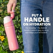 Cirkul 26oz StrawSip Flip Water Bottle, Stainless Steel, Double Wall Insulated, Daydream (Lilac)
