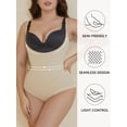 thumbnail image 7 of Athlemo Plus Size Women's Shapewear Tummy Control Body Shaper Open-Bust Bodysuit Waist Trainer, 7 of 7