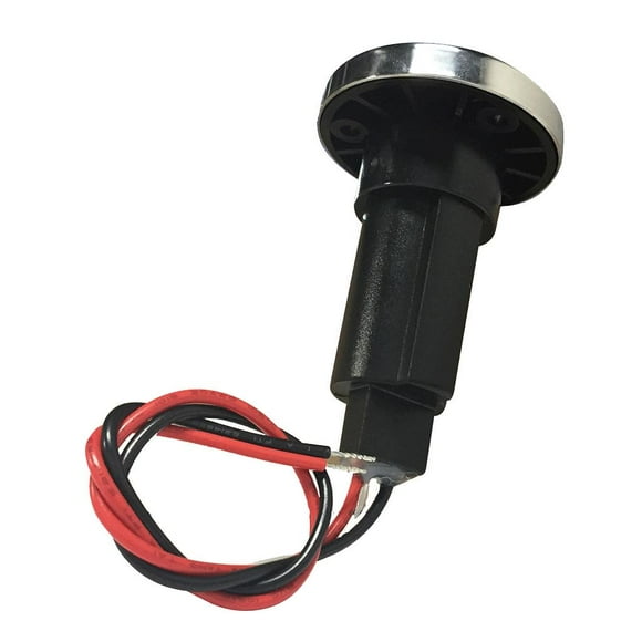 Universal Boat Bow Navigation Light Socket Base with 2 Prong Locking Neck Round Light Mounting Base