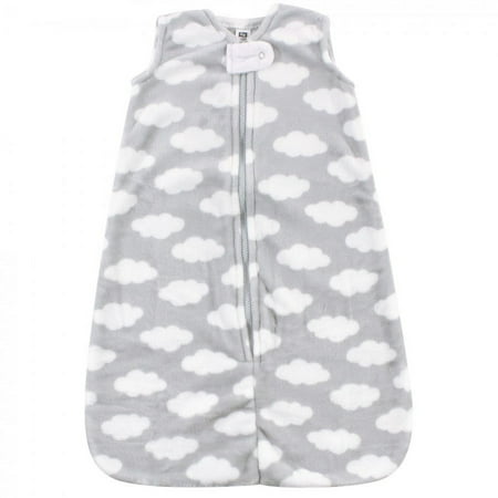 UPC: 0660168590869 | Hudson Baby Infant Plush Sleeping Bag Sack Blanket Gray Clouds Plush 18-24 Months