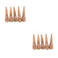 thumbnail image 1 of Bewildely 5 uds simulación de Halloween cubierta de dedo cara de uñas accesorios de disfraz de miedo decoración de fiesta de maquillaje tipo 1 León 2piezas Bewildely CBP137743, 1 of 6