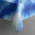 thumbnail image 4 of Blue Tie Dye Mandala Pattern Rectangle Tablecloth 60"x102",Waterproof Polyester Rectangle Table Cloth, Wipeable Spillproof Polyester Tablecloth for Dining, Camping, Indoor and Outdoor, 4 of 6