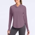 thumbnail image 2 of Paiwinds Women's Casual Long Sleeve Sun Protection Shirt with Thumb Holes and Hood - Lightweight UPF 50+ Breathable Fabric for Outdoor Everyday Wear, 2 of 9