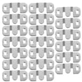 thumbnail image 3 of Picture Brackets Interlocking Flush Mount Bracket Furniture Connection Office Use Iron 4.30X1.90X0.50CM 20PCS, 3 of 5