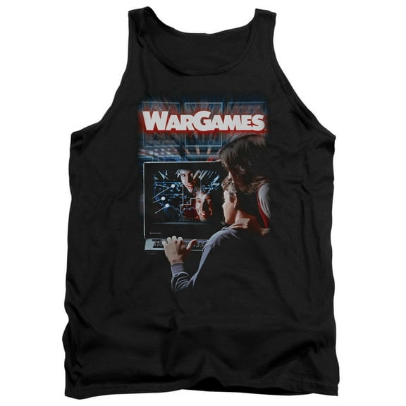 Wargames Poster Adult Tank Top Black