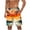 Z-Orange-4, variant on WAENQINLA Mens Swimming Trunks Big and Tall Elastic Wiast Beach Shorts Quick Dry Drawstring Board Shorts Hawaiian Palm Tree Pattern Loose Fit Swim Shorts Men's Shorts Under 5