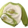 thumbnail image 2 of RXIRUCGD Chemise à Manches Longues pour Enfants, Col Rond, Vert, Taille : 3-5 Ans, 2 of 3