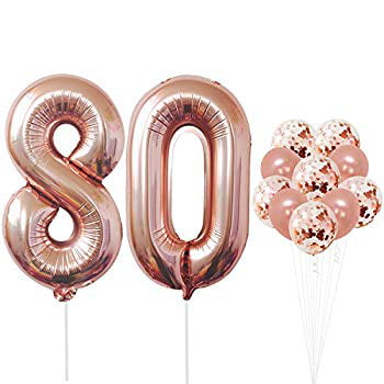 Big 40" 30 Rose Gold Foil Number Balloons Photo Shoot 30th Birthday Float Helium 