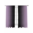 thumbnail image 2 of Sheer Curtains 72 Inches Long, Purple Black Ombre Light Filtering Window Curtains for Living Room/Bedroom, Modern Gradient Abstract Art Rod Pocket Voile Sheer Curtain Drapes, 52"W x 72"L, 2 Panels, 2 of 8