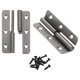 thumbnail image 1 of 2Pcs Bisagras Desmontables, Bisagras Desmontables de 2" Mano Derecha, Negros, 1 of 5