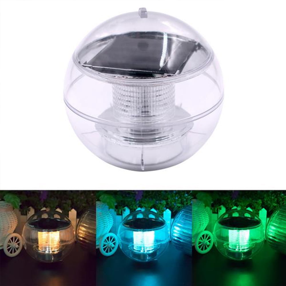 floating solar pool light