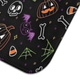 thumbnail image 5 of Colorful Halloween Icons Pattern Dish Drying Mat for Kitchen 1 Pack, Ultra Absorbent Microfiber Dishes Drainer Mats,16x18in(41x46cm), 5 of 6