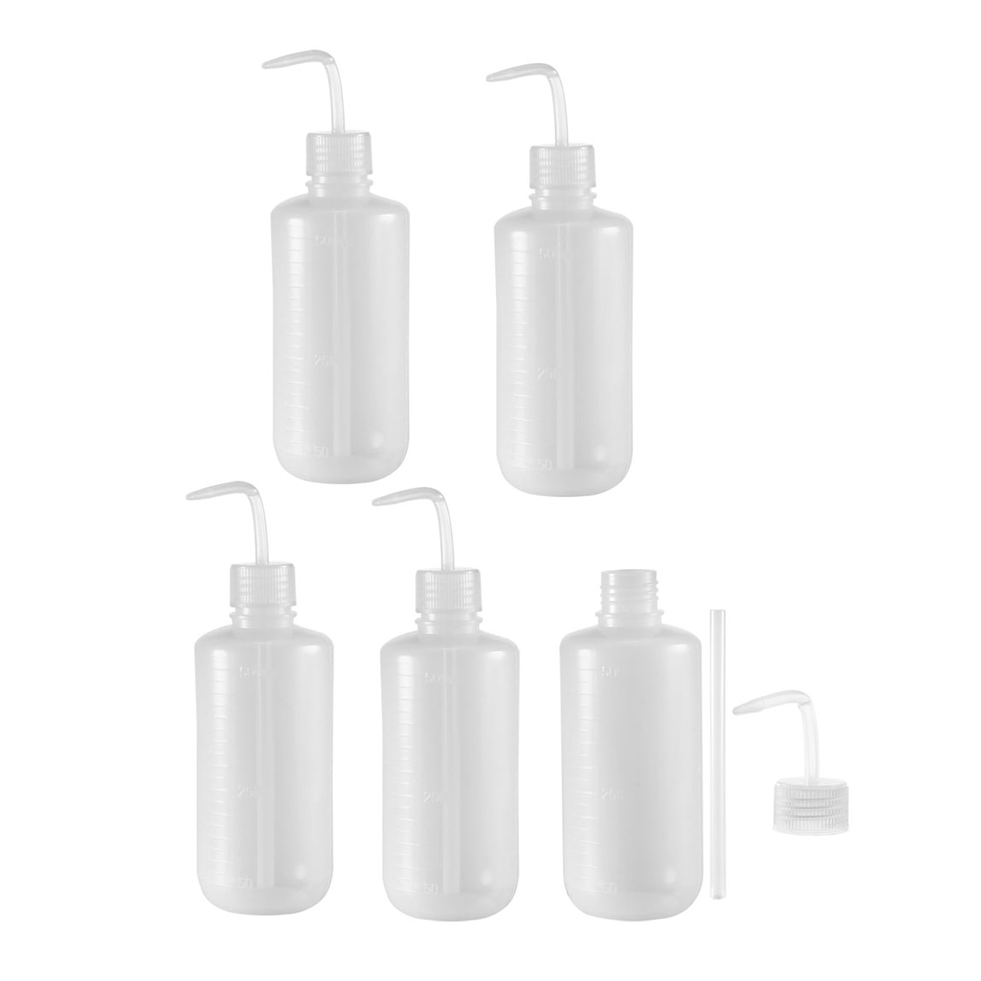 Plastic Wash Bottle Squeeze Bottle 500ml/17oz Narrow Mouth Lab Tip
