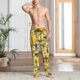 thumbnail image 2 of Fotbe Ethnic African Pantalones de Pijama para Hombre, Pantalones de Dormir, Pantalones de Casa con Cintura Ajustable y Bolsillos-3X-Large, 2 of 6