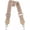 Silver 1.5" - Beige, variant on Purse Strap Wide Replacement Crossbody Bag Straps, 1.5" Canvas Handbag Shoulder Strap, Adjustable Tote Belt