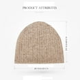 thumbnail image 4 of yunLXY On Sale Mens Winter Beanie Hat Under $5 Spring and Summer Thin S-ection Breathable Fashion Take Off the Head Pile Cap, 4 of 4