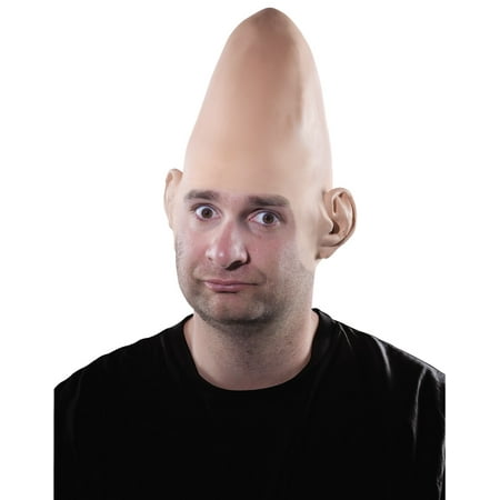 - Egghead Alien Cone Heads Dom Bald Cap Latex Headpiece Adult
