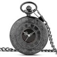 thumbnail image 1 of Antique Retro Roman Numeral Display Quartz Pocket Watch, 1 of 5