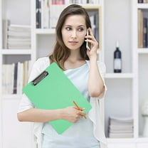 Nsxcdh Clipboard Folder: A4 Size Writing Board with Storage Compartment and Low Profile Clip, Heavy Duty Plastic for School Office Home, Assorted Colors