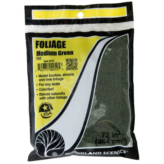 Woodland Scenics Foliage, Medium Green