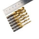 thumbnail image 3 of WORGEOUS Juego de brocas de acero de alta velocidad con recubrimiento de titanio de 6 piezas Brocas helicoidales de precisión HSS, 3 of 7