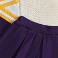 thumbnail image 6 of Paguaki Toddler Baby Girl Cheerleader Outfit Tops Skirt Set Cheer Outfit Halloween Cheerleading Clothes, 6 of 7