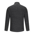 thumbnail image 5 of hopeusince Men's Turtleneck Pullover Sweater Ribbed Knitted Slim Fit Jumper Basic Sweaters Dark Gray L, 5 of 6