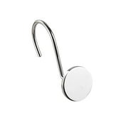 Croydex AK142941YW Disc Shower Curtain Ring, Chrome