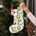 thumbnail image 5 of Sikiie Penguins On The Beach Christmas Stockings,18 Inches Christmas Stockings Xmas Hanging Stockings for Family Christmas Decorations & Gifts, 5 of 7