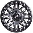 thumbnail image 5 of 4/156 Tusk Teton Beadlock Wheel 14x7 4.0 + 3.0 Gun Metal/Black for Polaris RANGER 800 XP LE 2012, 5 of 7
