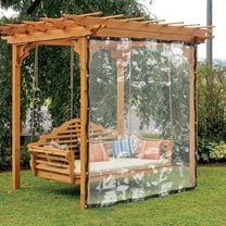 Commercial Rainproof PVC Clear Awning Canopy Curtain Enclosure Patio Roll up Enclosure