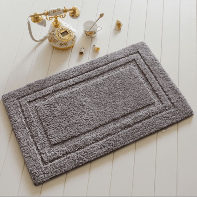 Laklulu Alfombra de baño, alfombra de baño extra suave y absorbente, cómoda alfombra de baño antideslizante, alfombra para bañera, ducha, baño, lavar a máquina y secar