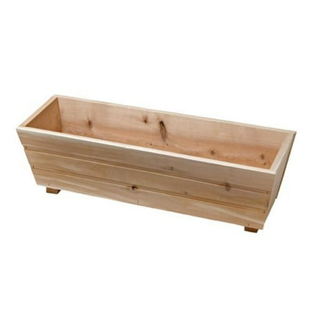 Flared Cedar Planter Box