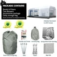 thumbnail image 4 of GORILLASPRO Inflatable Paint Booth 33X20X15Ft Inflatable Spray booth More Durable Portable Blow Up Painting Tent With 2 Big Blowers, 4 of 12