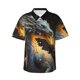 thumbnail image 1 of Fotbe Golden White Fire Dragon Camisa Hawaiana para Hombre Unisex – Camisa Casual de Verano con Botones de Manga Corta de Algodón y Lino,XX-Large, 1 of 7