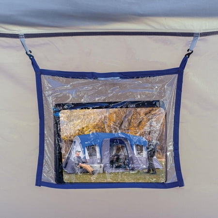 OZARK TRAIL 16-PERSON 3-ROOM CABIN TENT, WITH 3 ENTRANCES