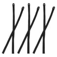 thumbnail image 1 of OUNONA 6 Pcs Sangles de Poignet Réglables Noires pour Perche de Ski de Remplacement pour Accessoires de Bâton de Ski, Randonnée et Marche, 1 of 8