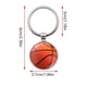 thumbnail image 3 of Llavero con colgante de baloncesto y voleibol, borde europeo y accesorios, adorno para bolso, pequeño regalo, 3 of 4