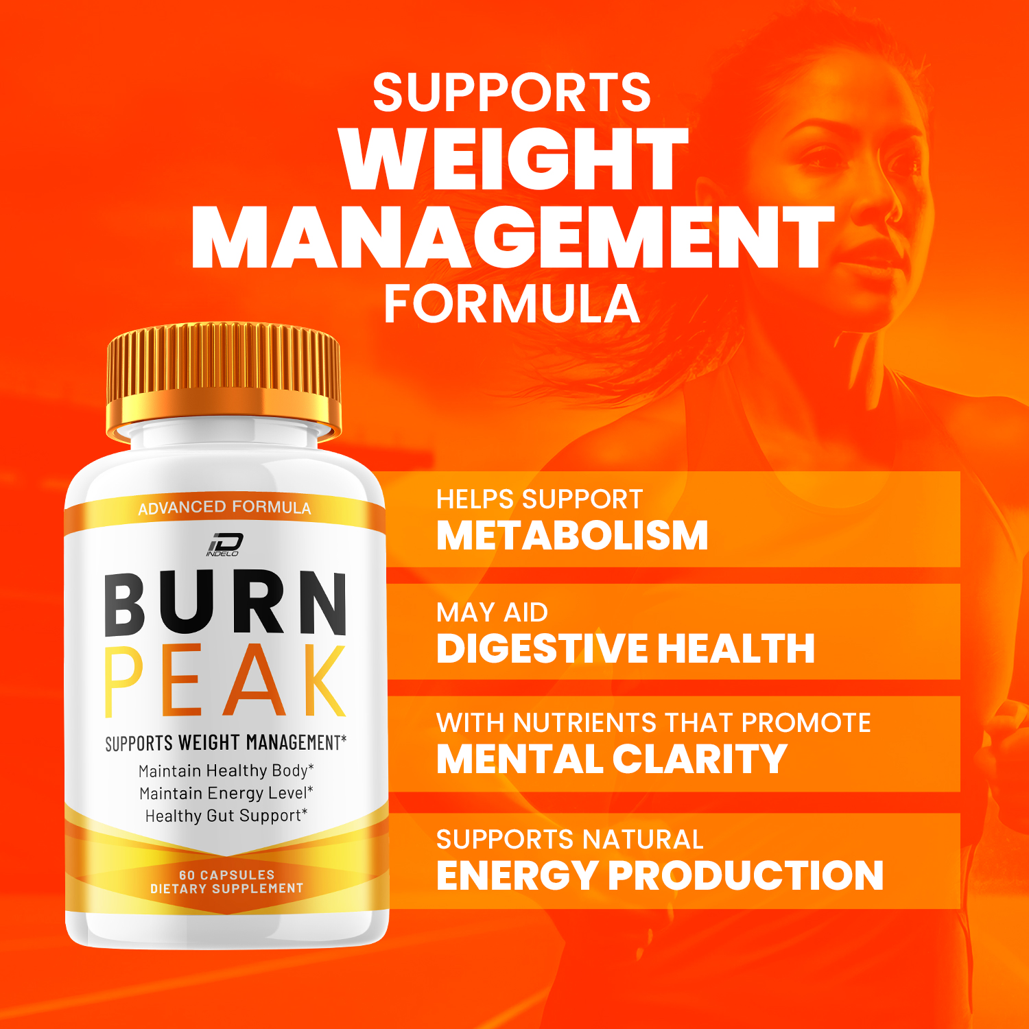 Burn Peak Keto Capsules – BurnPeak Pills Advanced Formula, Maximum Strength, 5 Pack, 300 Capsules